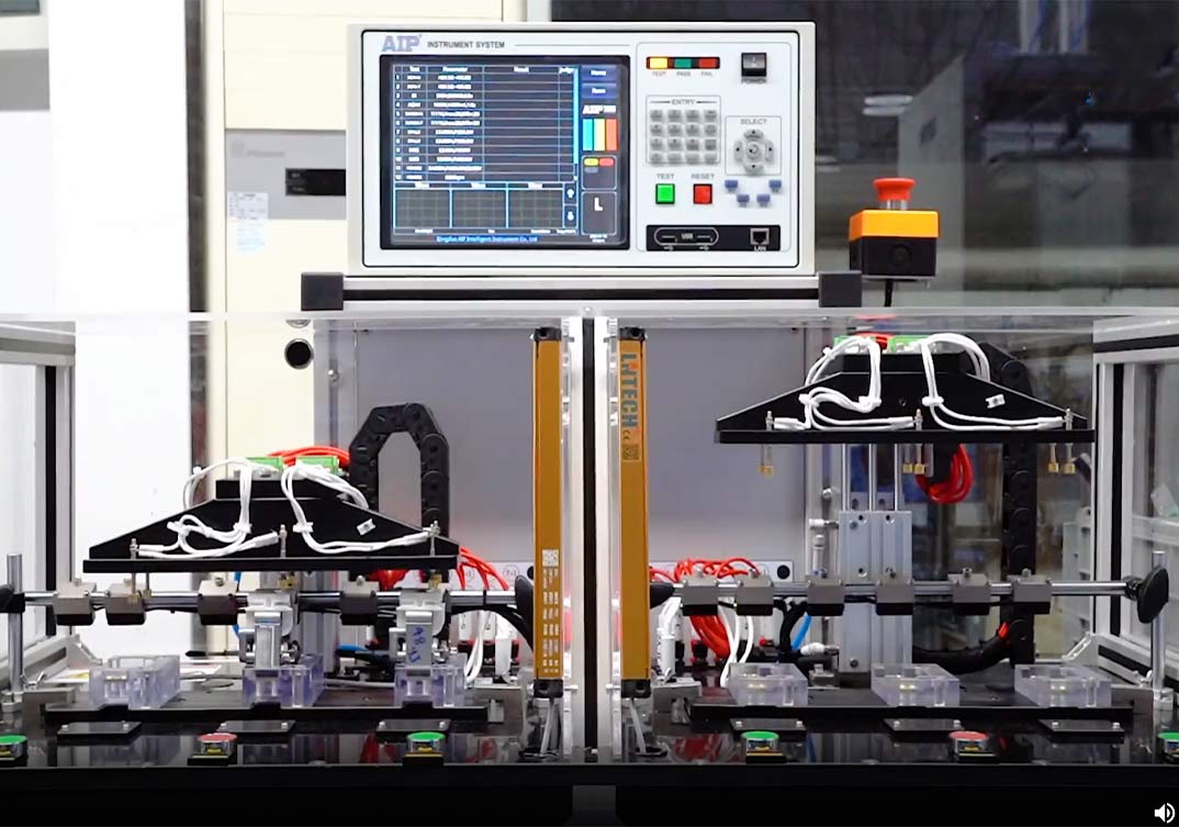 小家電罩極電機(jī)測(cè)試設(shè)備應(yīng)用現(xiàn)場(chǎng)—AIP艾普